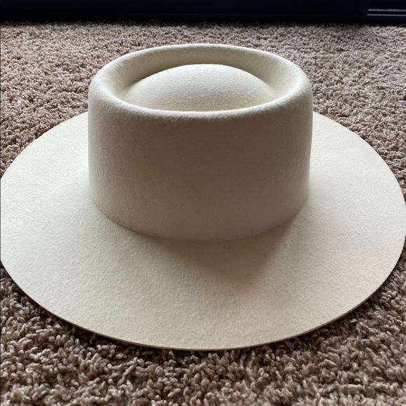 NWT WeWoreWhat x Lack of Color white boater hat S - Picture 7 of 10